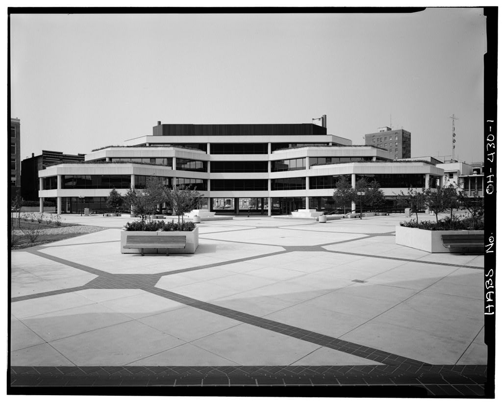Springfield City Hall (1979), 76 East High Street, Springfield, Clark County, OH, photograph filed with the federal survey