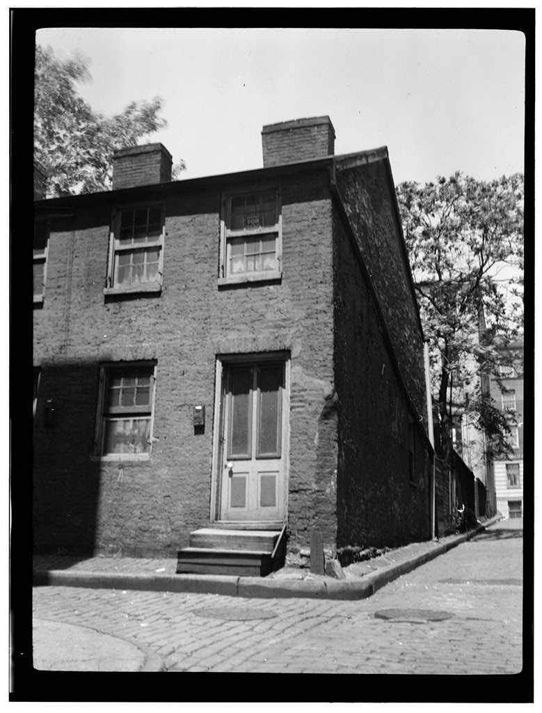 46 Court (House), Raleigh Alley Vicinity, Cincinnati, Hamilton County, OH, photograph filed with the federal survey