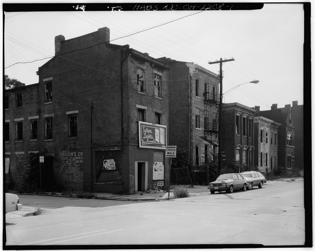 Eighth Street District, West Eighth, John & West Seventh Streets, Cincinnati, Hamilton County, OH, photograph filed with the federal survey