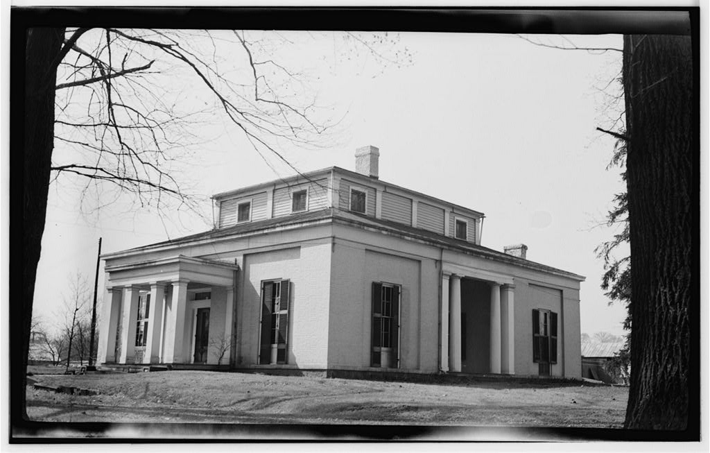 Vernon Barret House, photograph filed with the federal survey