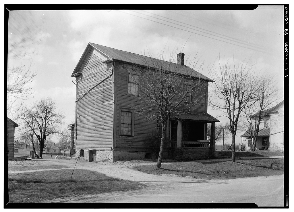 Greek Revival House, McCutchenville, Wyandot County, OH, photograph filed with the federal survey