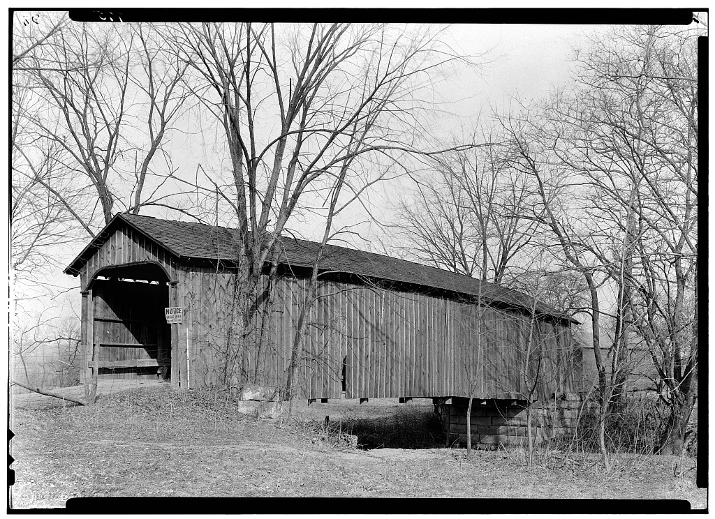 Old Covered Bridge, photograph filed with the federal survey