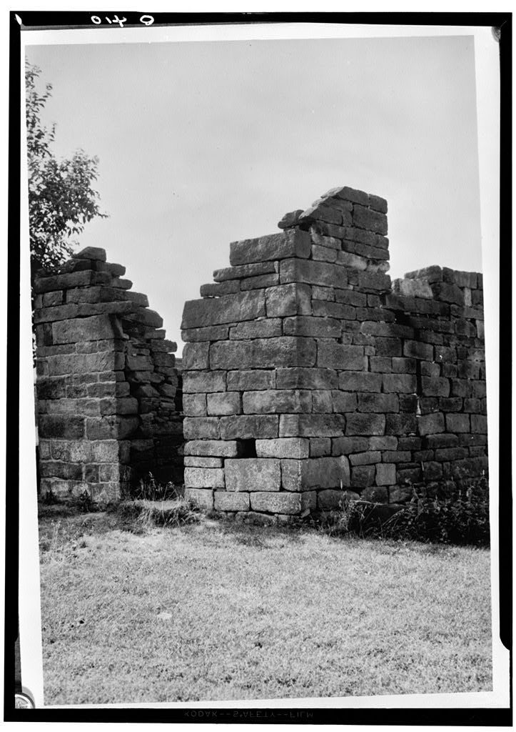 Old Stone Fort, North of Isleta, Isleta, Coshocton County, OH, photograph filed with the federal survey