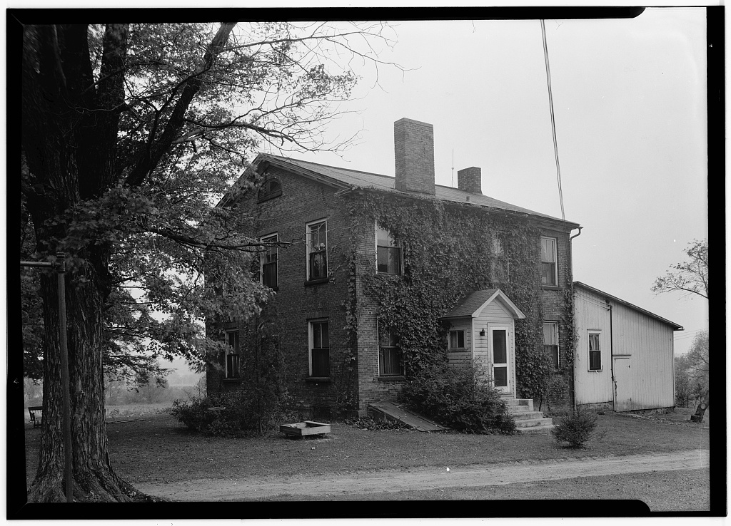 Corydon Taylor House, photograph filed with the federal survey