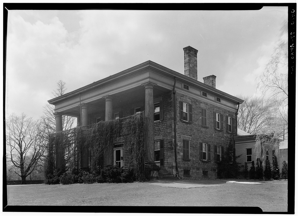 Colonel Simon Perkins House, Maple Street, Akron, Summit County, OH, photograph filed with the federal survey