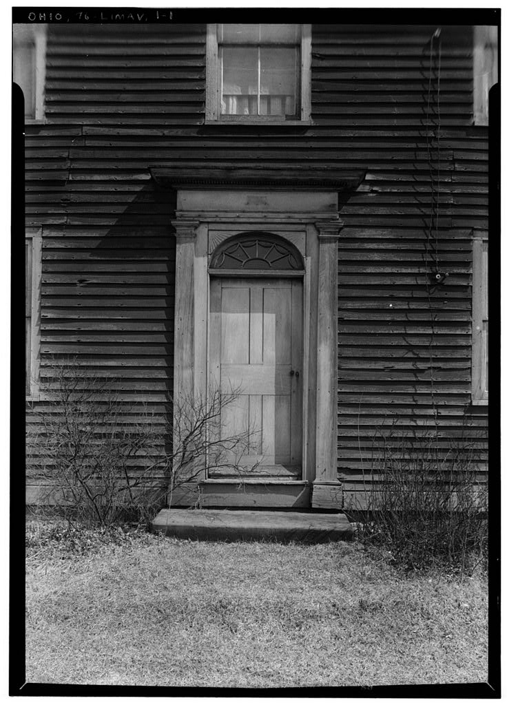 Alonzo Baldwin House (Entrance Doorway), photograph filed with the federal survey