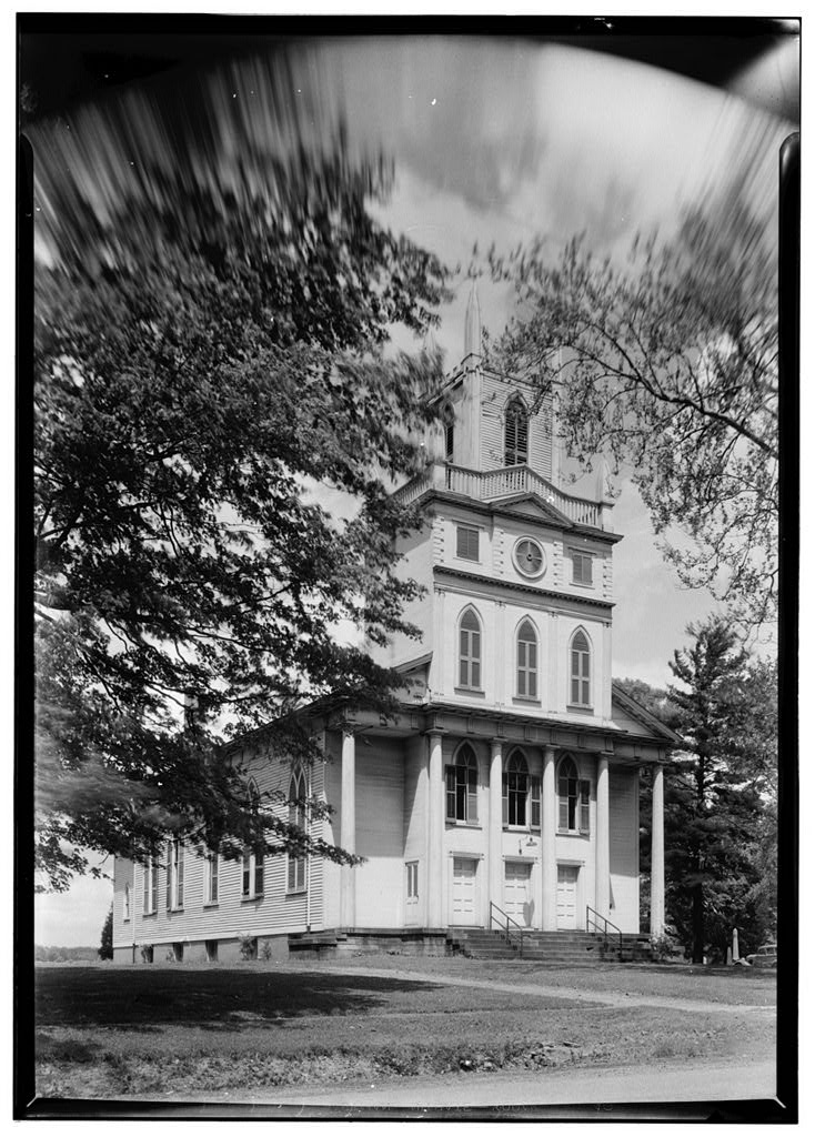 Congregational-Presbyterian Church, photograph filed with the federal survey
