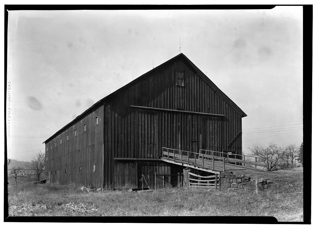 Cow Barn, photograph filed with the federal survey