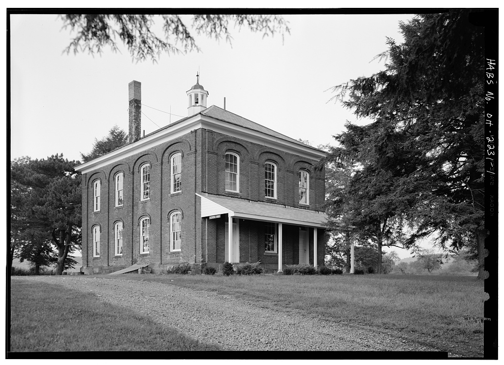 Zoar School, Fifth Street, Zoar, Tuscarawas County, OH, photograph filed with the federal survey