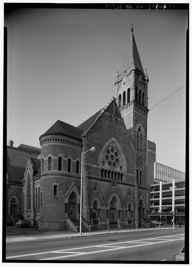 First Methodist Church, Cleveland Avenue & West Tuscarawas Street, Canton, Stark County, OH, photograph filed with the federal survey