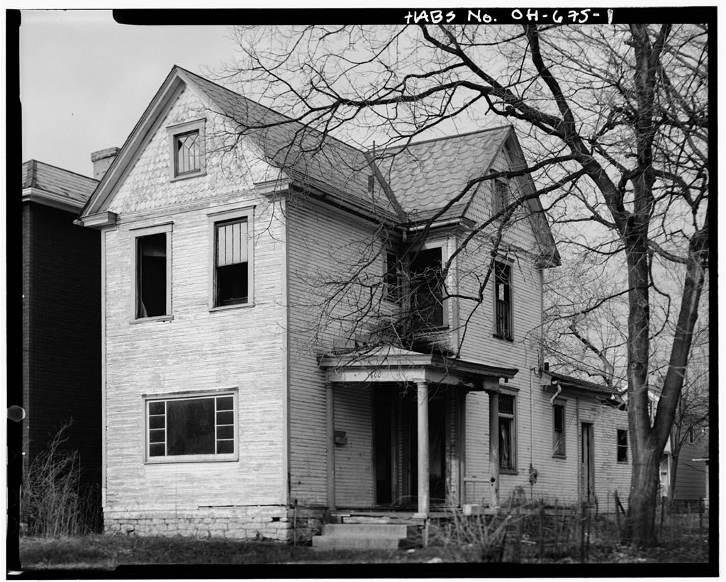 1600 East Rich Street (House), Columbus, Franklin County, OH, photograph filed with the federal survey