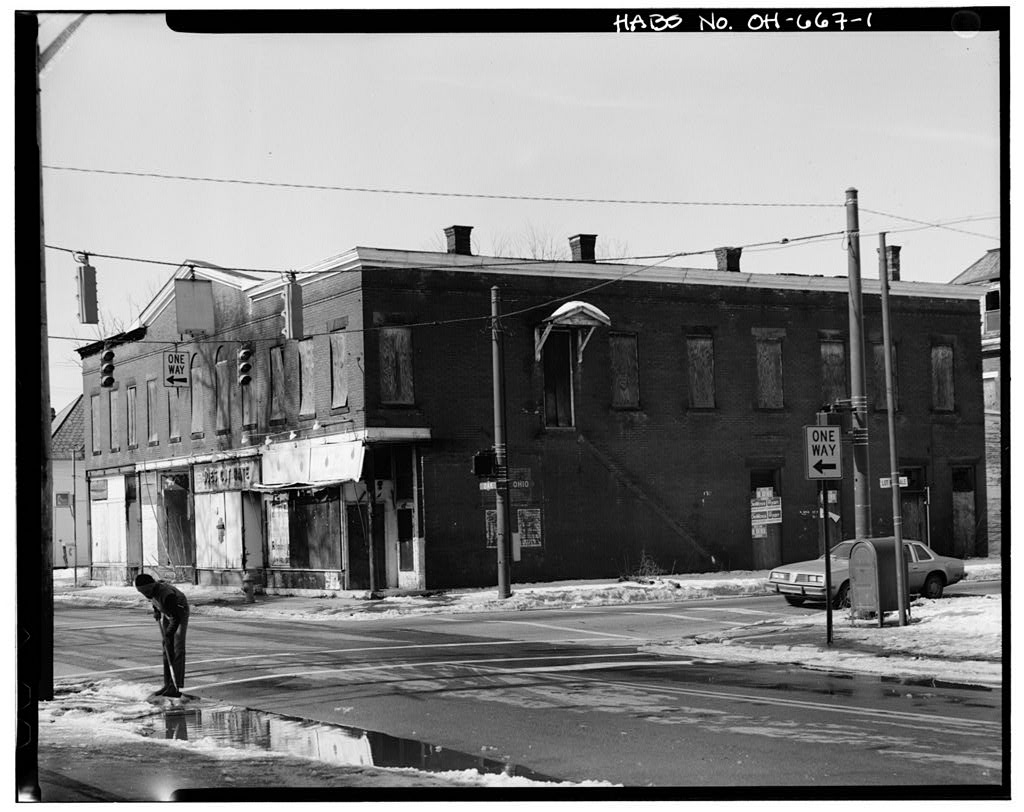 1102-1112 Oak Street (Commercial Buildings), photograph filed with the federal survey