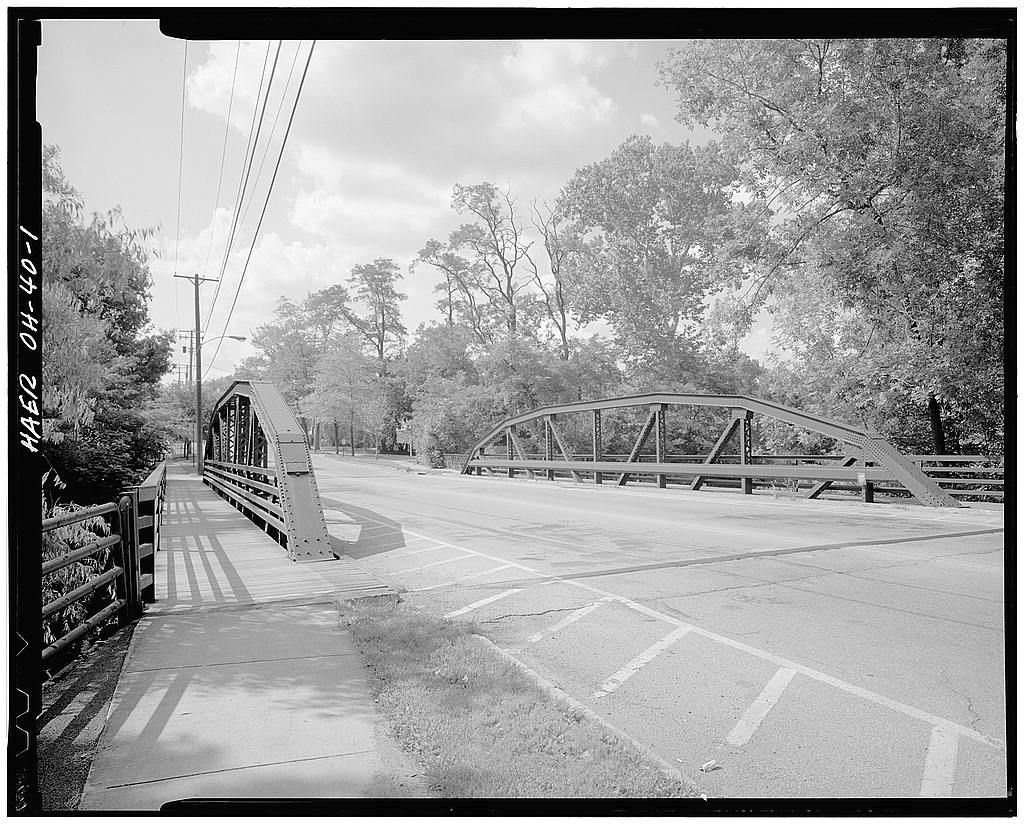 Main Street Parker Pony Truss Bridge, photograph filed with the federal survey