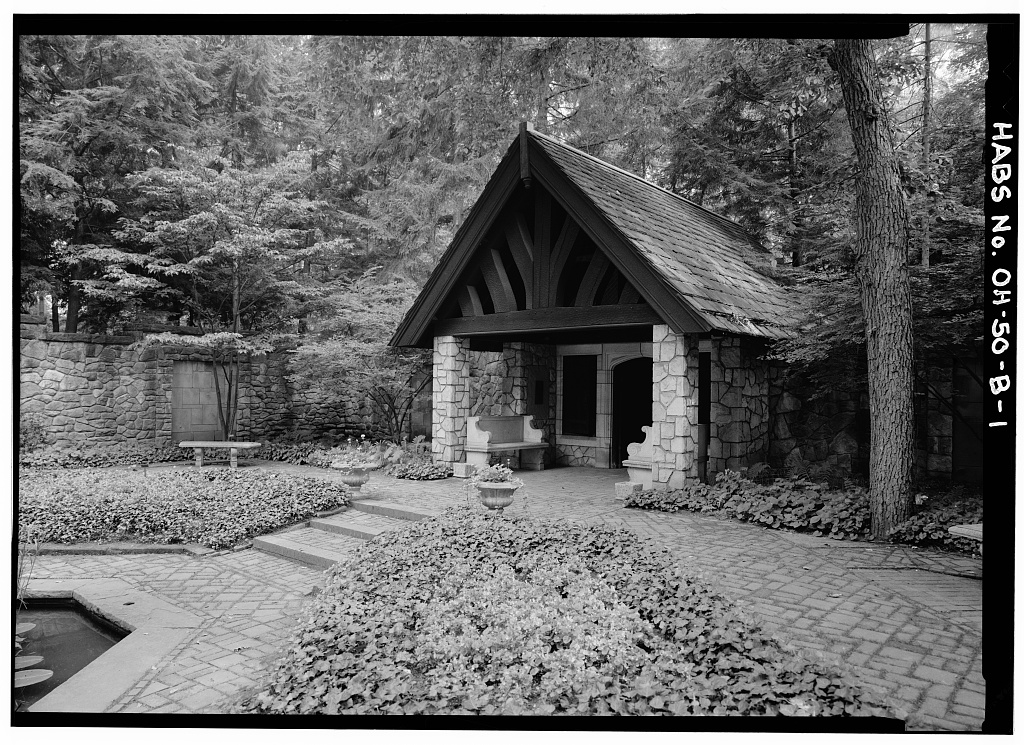 Stan Hywet Hall, photograph filed with the federal survey