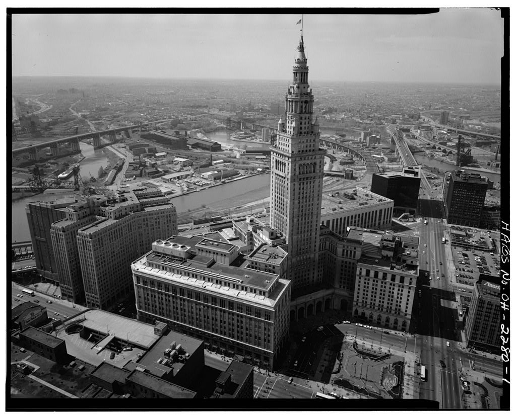 Terminal Tower Building, photograph filed with the federal survey