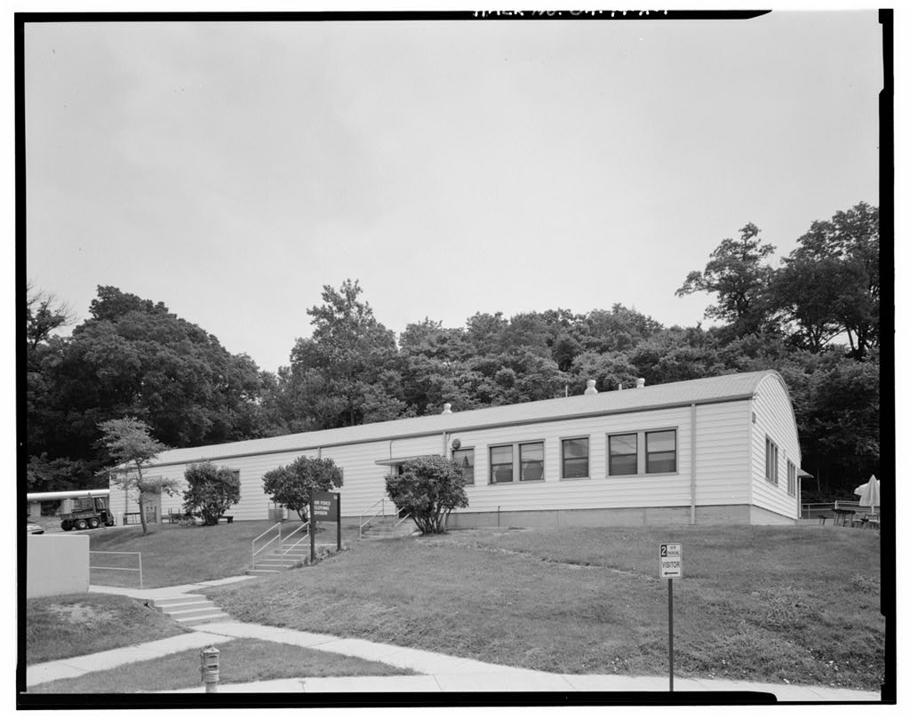 Wright-Patterson Air Force Base, Area B, Building 55, Centrifuge Building, off Third Street at Northeast corner of Area B, Dayton, Montgomery County, OH, photograph filed with the federal survey