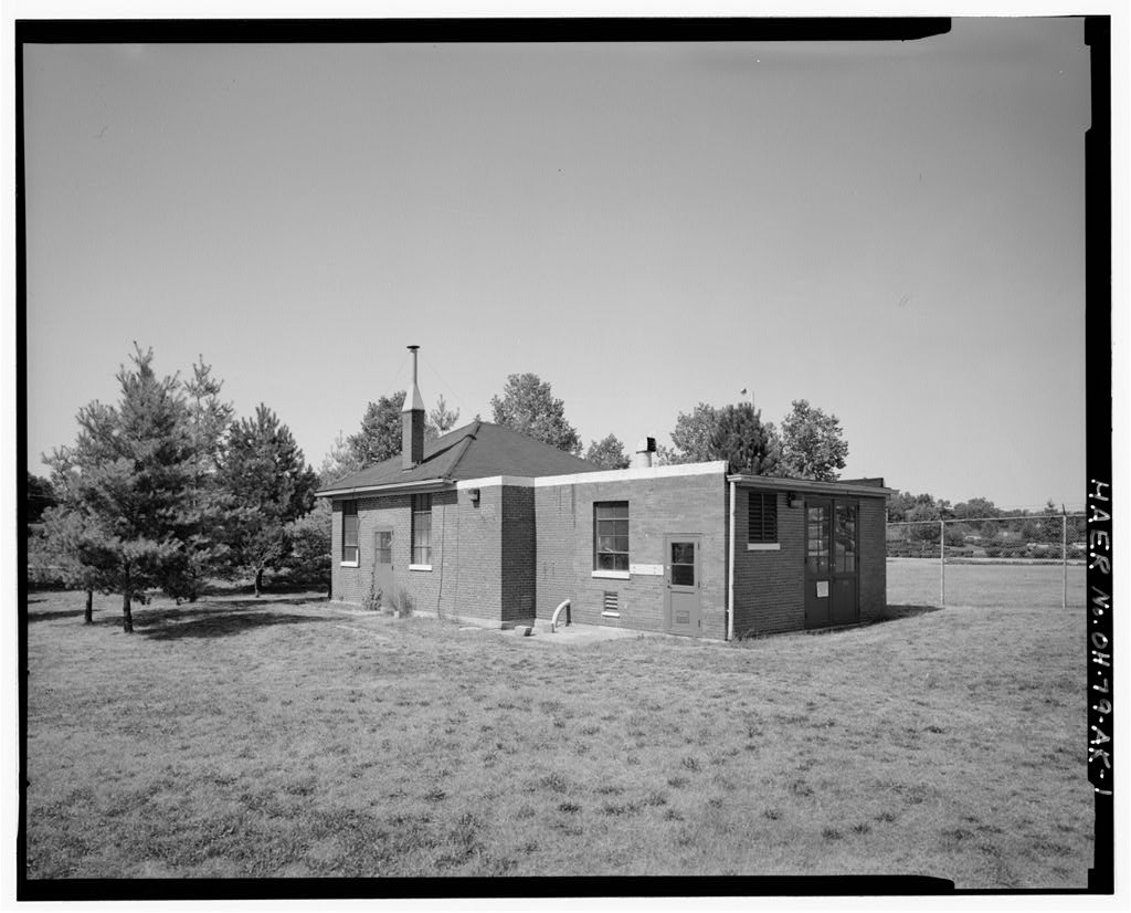 Wright-Patterson Air Force Base, Area B, Building 86, Main Pump House, West end of Fifth Street near Perimeter Road, Dayton, Montgomery County, OH, photograph filed with the federal survey
