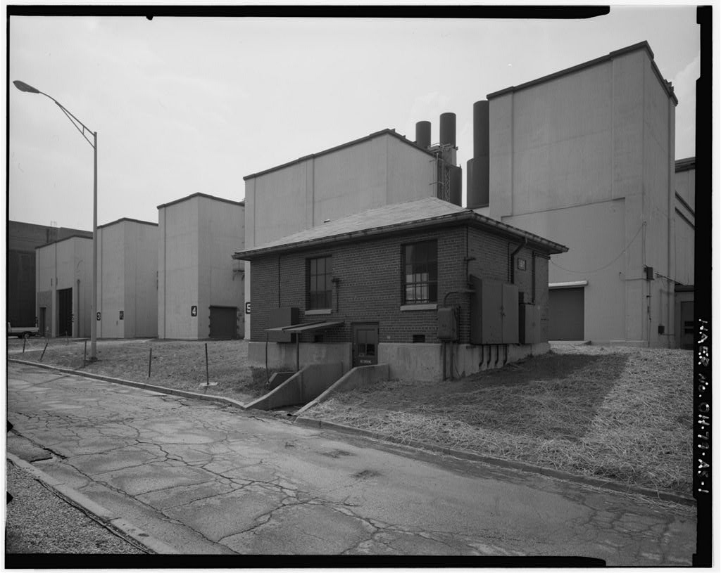 Wright-Patterson Air Force Base, Area B, Building 61A,Torque Stand Fuel Pumping Facility, Seventh Street behind Building 70, Dayton, Montgomery County, OH, photograph filed with the federal survey