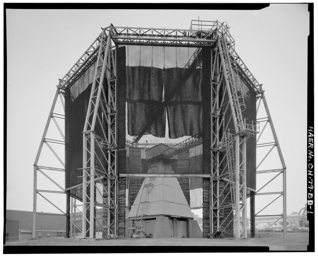 Wright-Patterson Air Force Base, Area B, Building 250, Rotor Test Tower, Dayton, Montgomery County, OH, photograph filed with the federal survey