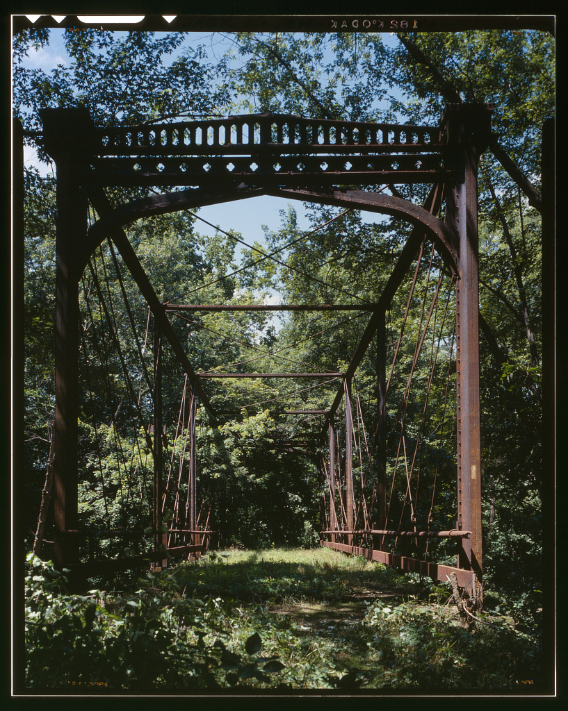 Zoarville Station Bridge, photograph filed with the federal survey