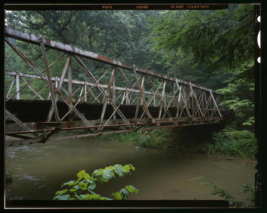 Falling Rock Camp Bridge, photograph filed with the federal survey