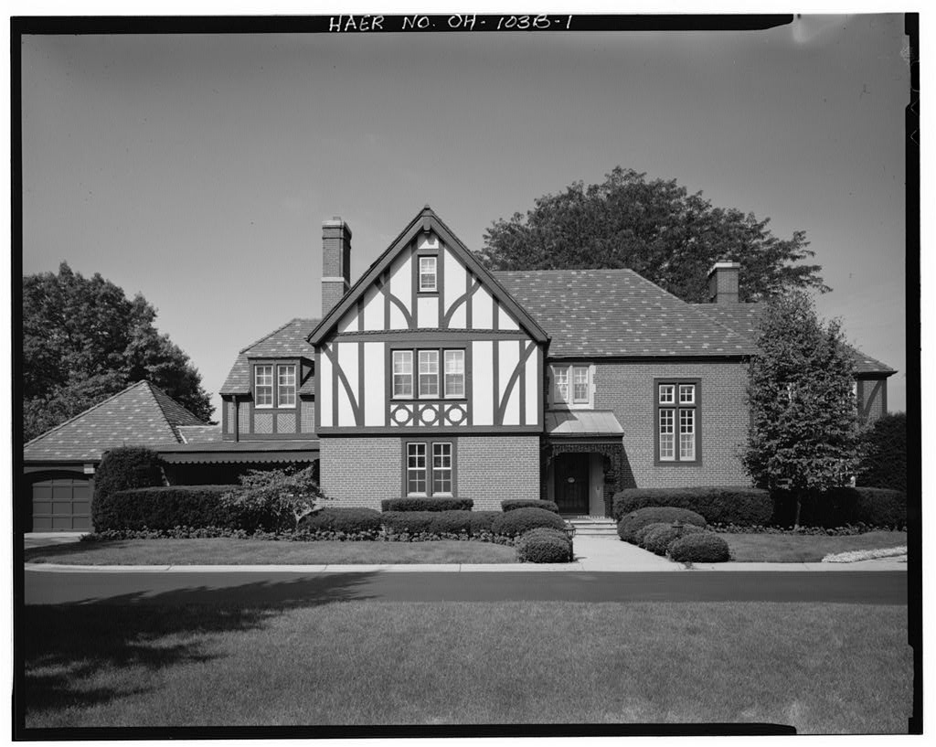 Wright-Patterson Air Force Base, Brick Officers' Quarters, Type B, Dayton, Montgomery County, OH, photograph filed with the federal survey