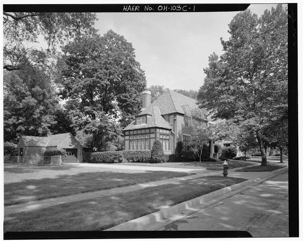 Wright-Patterson Air Force Base, Brick Officers' Quarters, Types C & D, Area A, Dayton, Montgomery County, OH, photograph filed with the federal survey