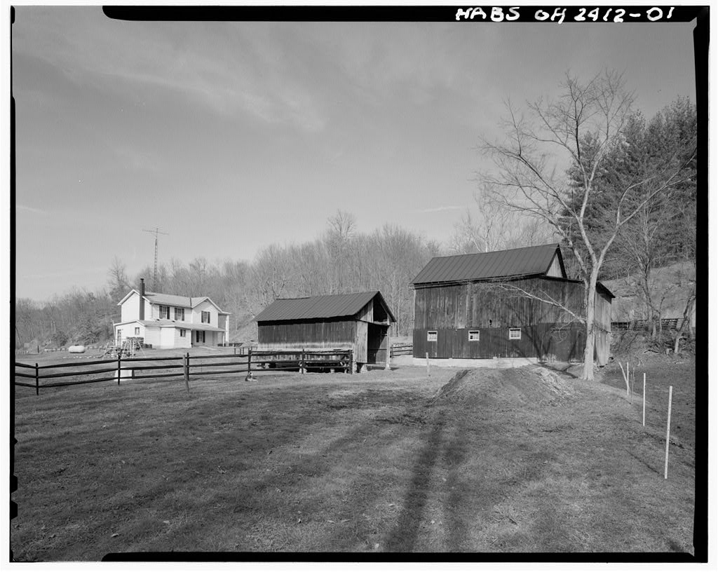 Harlow Lewis Calvert Farmstead, photograph filed with the federal survey