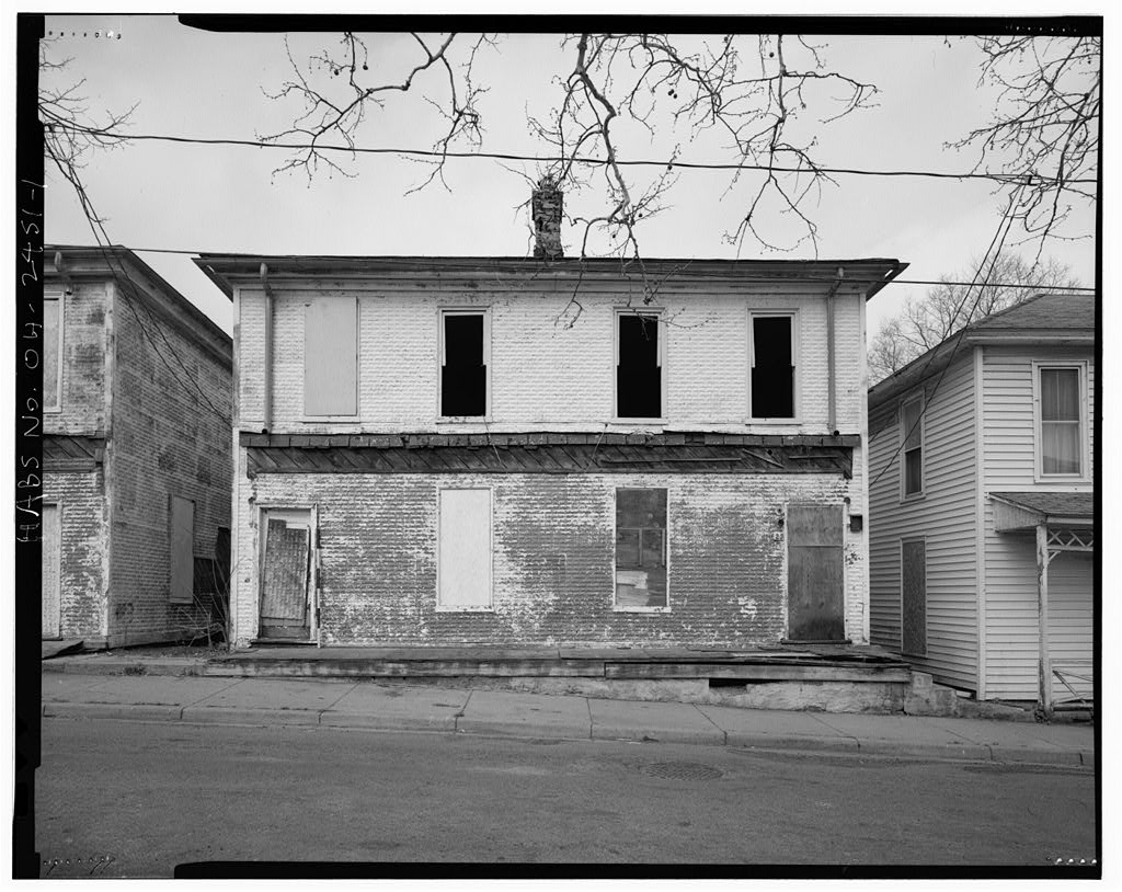 Oscar F. & Cletus Mitchell House, 627-29 Gallagher Street, Springfield, Clark County, OH, photograph filed with the federal survey