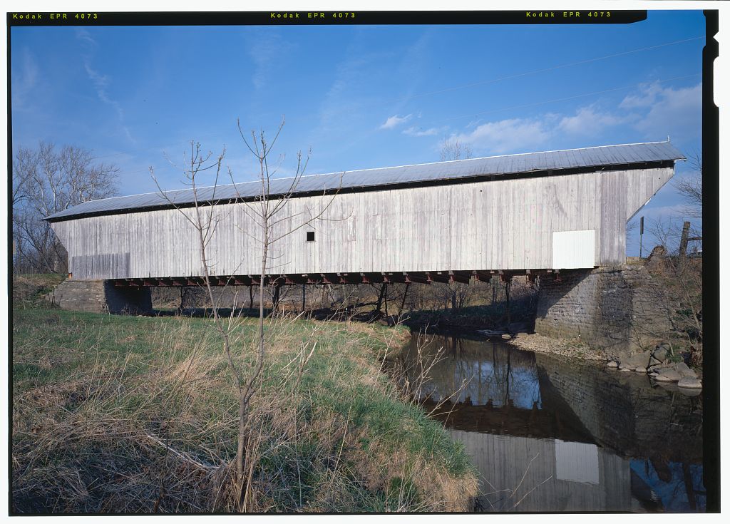 Harshman Bridge, photograph filed with the federal survey