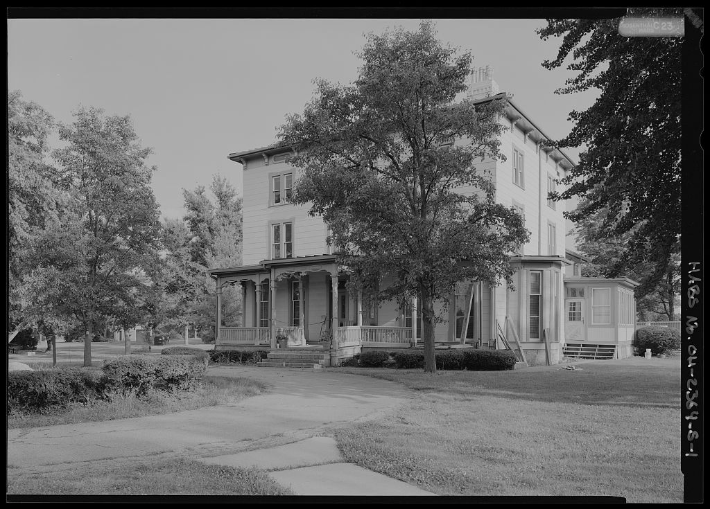National Home for Disabled Volunteer Soldiers, Central Branch, Staff Duplex, 4100 West Third Street, Dayton, Montgomery County, OH, photograph filed with the federal survey