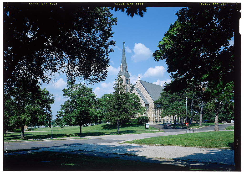 National Home for Disabled Volunteer Soldiers, Central Branch, Protestant Chapel, 4100 West Third Street, Dayton, Montgomery County, OH, photograph filed with the federal survey